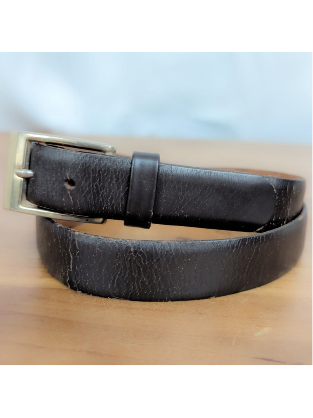 True Vintage House of Walsh Brown Leather Expanso Belt 30